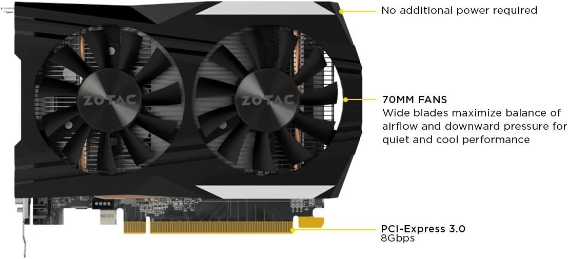 ZOTAC Graphic Card GTX 1050ti 4gb OC GDDR5 USED ZOTAC Graphic Card GTX 1050ti 4gb OC GDDR5 USED